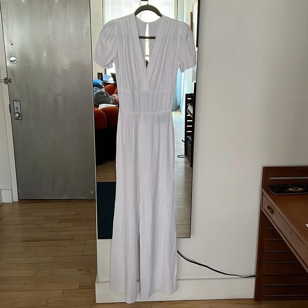 Reformation Flared Jumpsuit Sz S - Picture 4 of 16